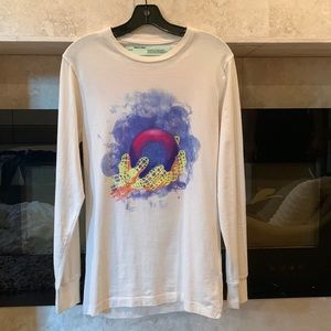 Off-white world hand long sleeve